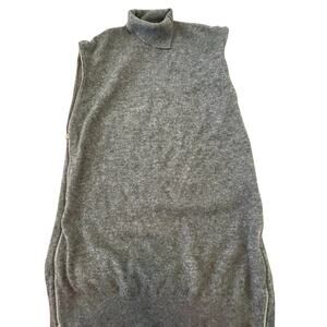 Vintage Neiman Marcus Pure Cashmere Gray Turtleneck Sweater   S